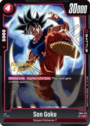 Son Goku - FB04-011 (FB04-011) - Ultra Limit Release Event Cards