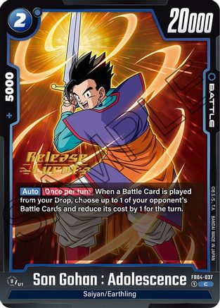 Son Gohan : Adolescence - FB04-037 (FB04-037) - Ultra Limit Release Event Cards