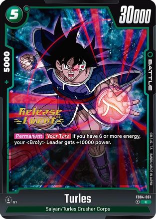 Turles (FB04-061) - Ultra Limit Release Event Cards