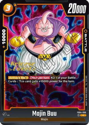 Majin Buu (FB04-090) - Ultra Limit Release Event Cards
