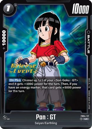 Pan : GT (FB04-117) - Ultra Limit Release Event Cards