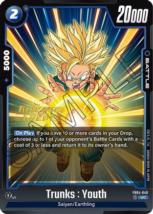 Trunks : Youth (FB04-040) - Ultra Limit Release Event Cards