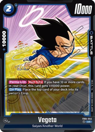 Vegeta - FB04-044 (FB04-044) - Ultra Limit Release Event Cards