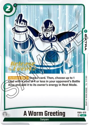 A Warm Greeting (FB04-073) - Ultra Limit Release Event Cards