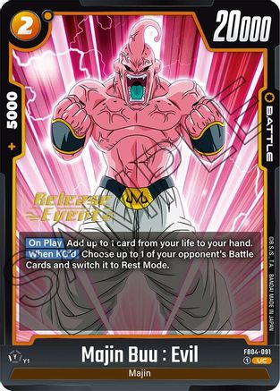 Majin Buu : Evil - FB04-091 (FB04-091) - Ultra Limit Release Event Cards