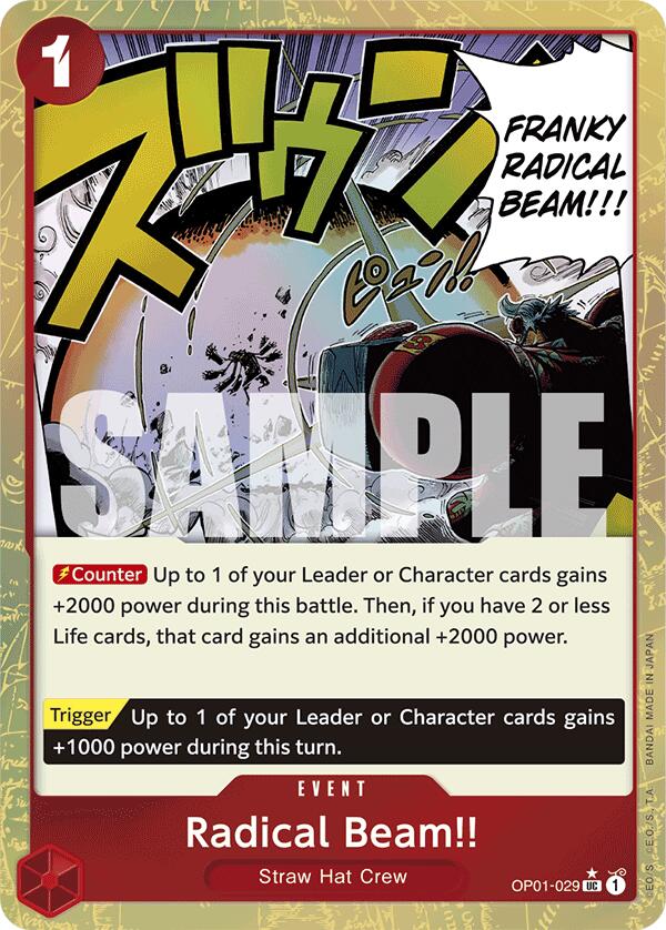 Radical Beam!! (Textured Foil) [Premium Booster -The Best-]