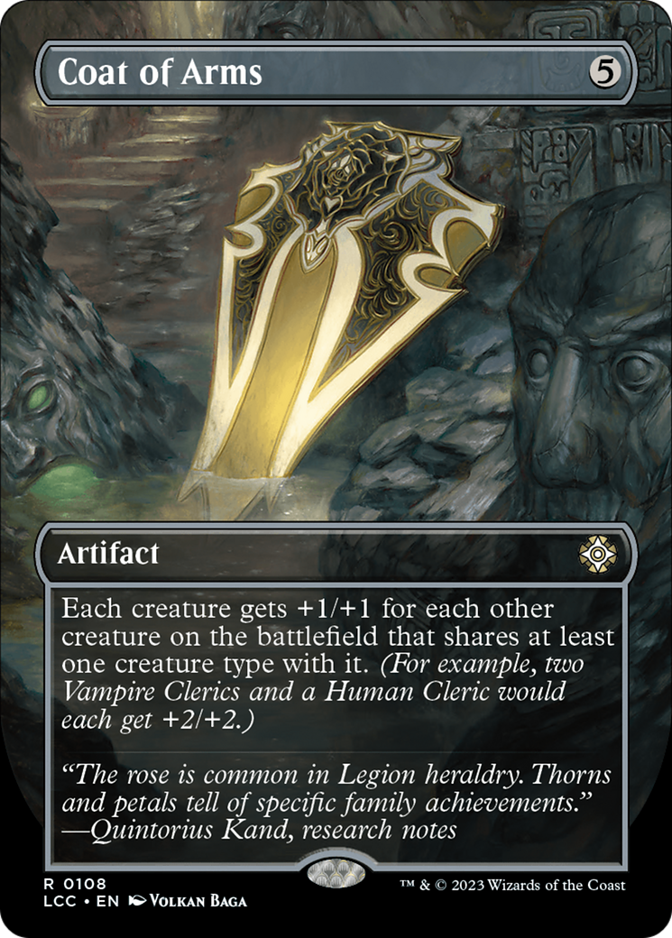 Coat of Arms (Borderless) (LCC-108) - The Lost Caverns of Ixalan Commander (Borderless)
