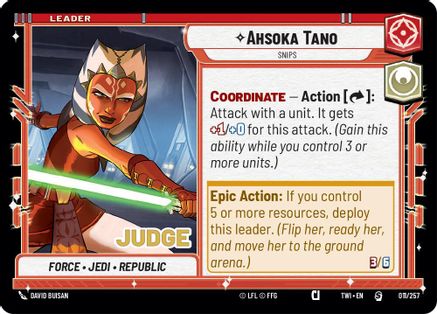 Ahsoka Tano - Snips (011/257) - Judge Promos