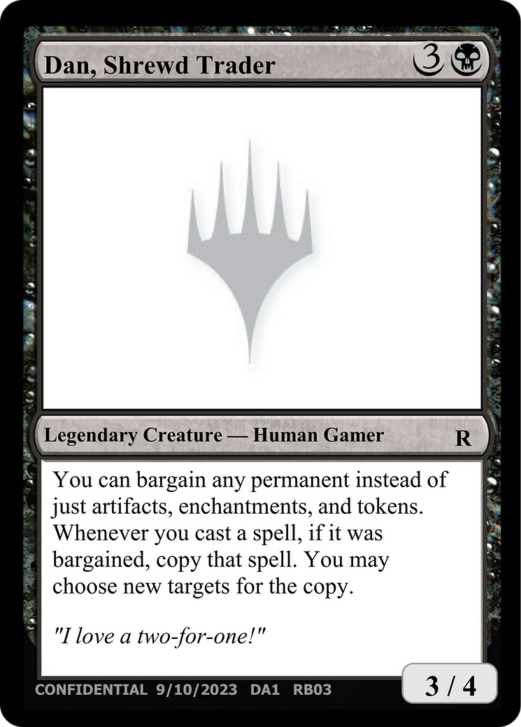 Dan, Shrewd Trader (UNK-RB03B) - Unknown Event
