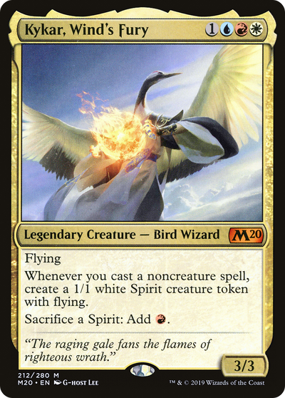Kykar, Wind's Fury (M20-212) - Core Set 2020 Foil