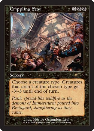 Crippling Fear (Retro Frame) (WPN-001) - WPN & Gateway Promos
