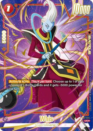 Whis (Championship Pack 03 Finalist) (FB01-004) - Tournament and Championship Promos Holofoil