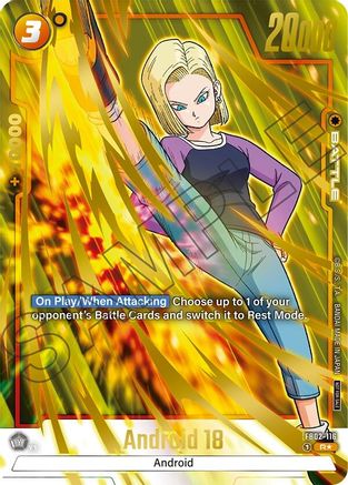 Android 18 (Championship Pack 03) (FB02-116) - Tournament and Championship Promos Holofoil