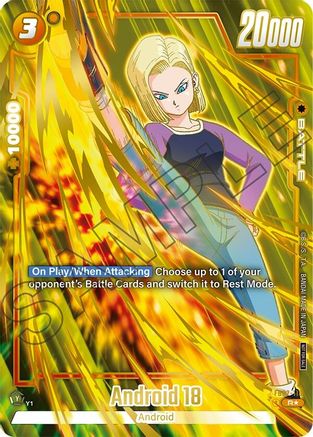 Android 18 (Championship Pack 03 Finalist) (FB02-116) - Tournament and Championship Promos Holofoil