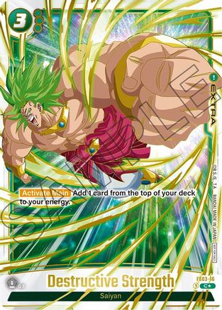 Destructive Strength (Championship Pack 03 Finalist) (FS03-16) - Tournament and Championship Promos Holofoil