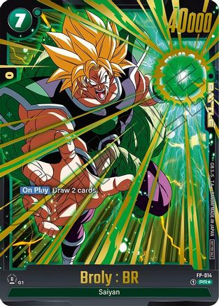 Broly : BR - FP-014 (Selection Pack 01) (FP-014) - Tournament and Championship Promos Holofoil