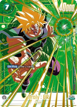 Broly : BR - FP-014 (Selection Pack 01 Finalist) (FP-014) - Tournament and Championship Promos Holofoil