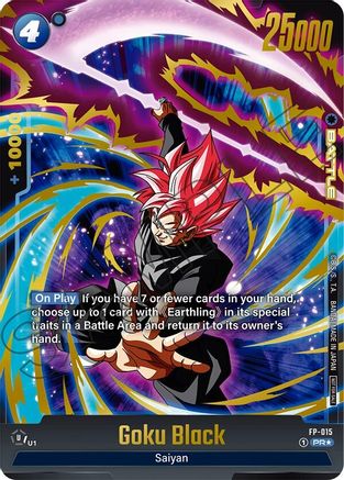 Goku Black - FP-015 (Selection Pack 01) (FP-015) - Tournament and Championship Promos Holofoil