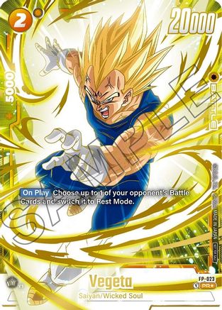 Vegeta - FP-023 (Selection Pack 01 Finalist) (FP-023) - Tournament and Championship Promos Holofoil