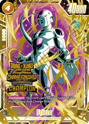 Frieza - FB01-129 (Championship 2024-2025 Finals Champion) (FB01-129) - Tournament and Championship Promos Holofoil
