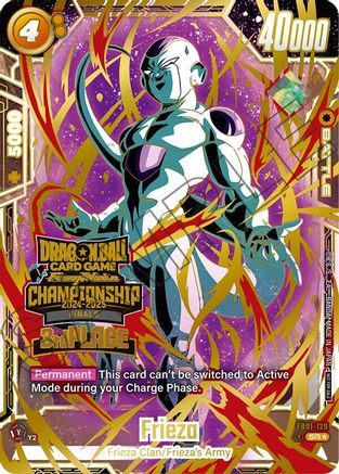 Frieza - FB01-129 (Championship 2024-2025 Finals 3rd Place) (FB01-129) - Tournament and Championship Promos Holofoil