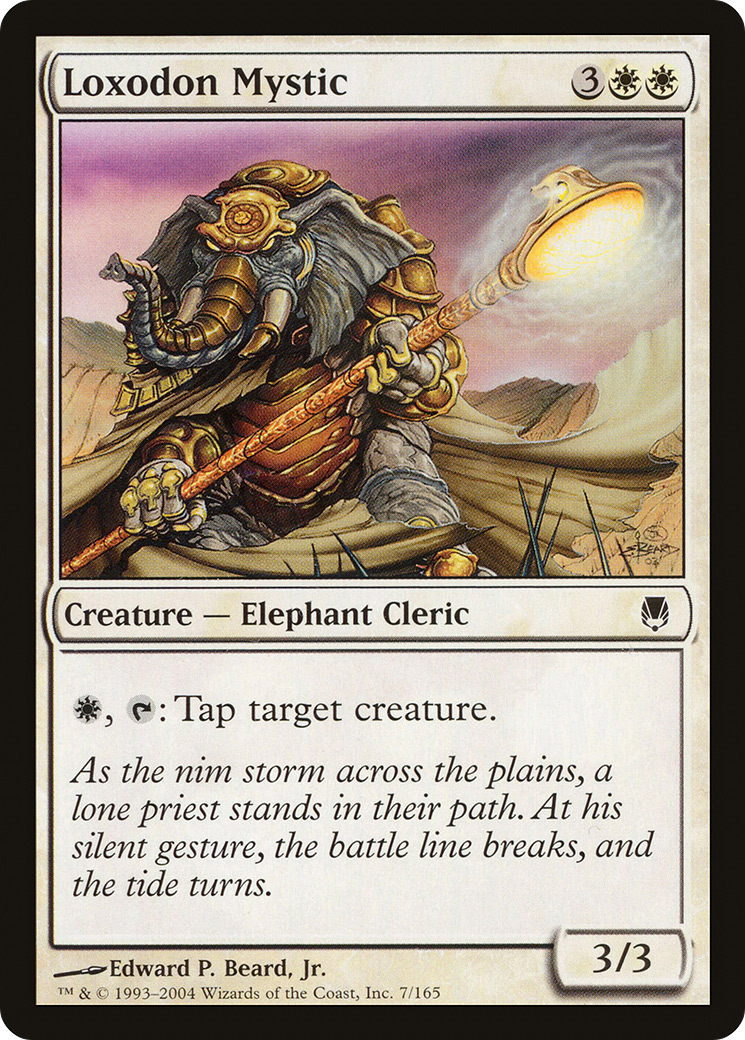 Loxodon Mystic (DST-007) - Darksteel