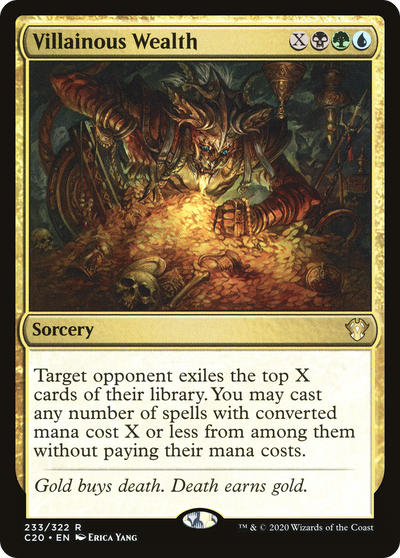 Villainous Wealth (C20-233) - Commander 2020
