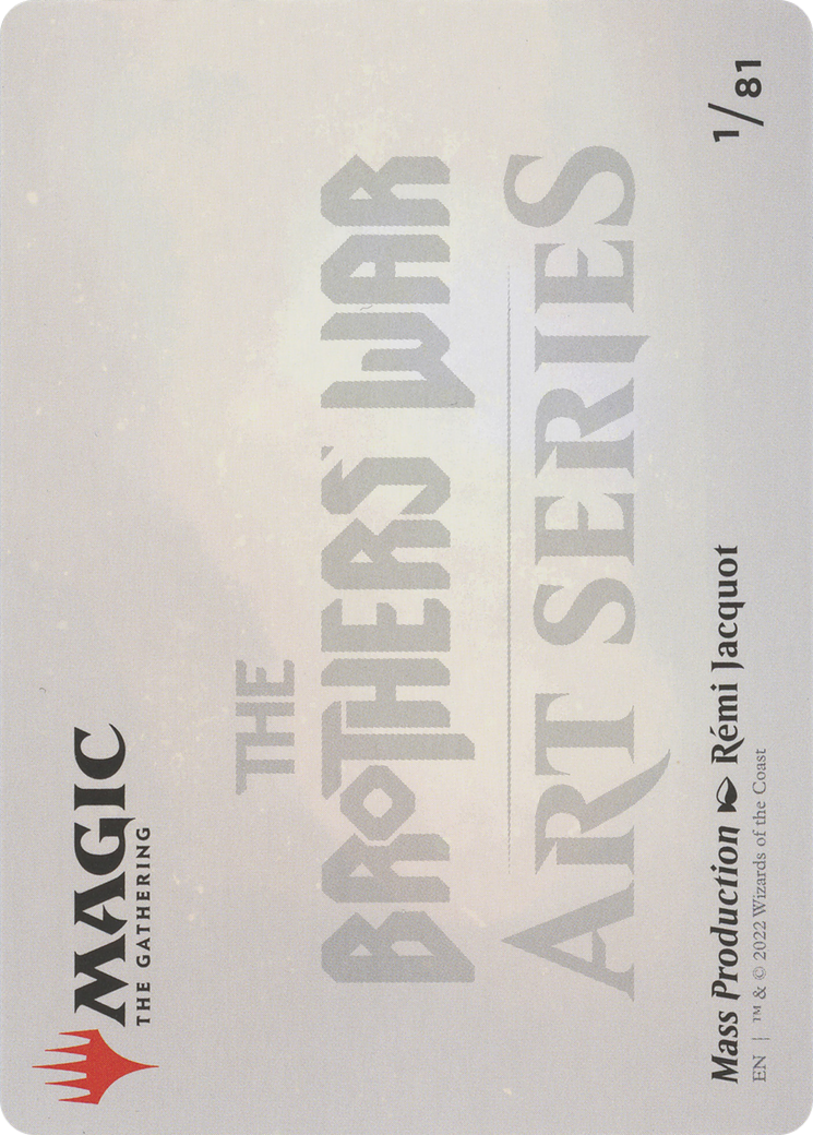 Mass Production // Mass Production (ABRO-001) - The Brothers' War Art Series (Borderless) Foil