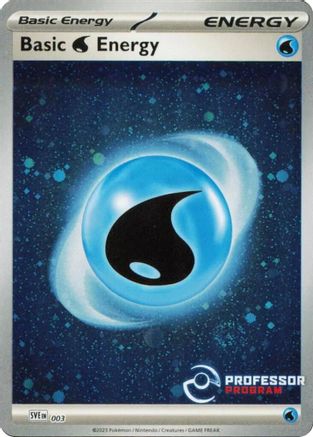 Water Energy (2023) 003  - Holofoil Professor Program Promos - Promo