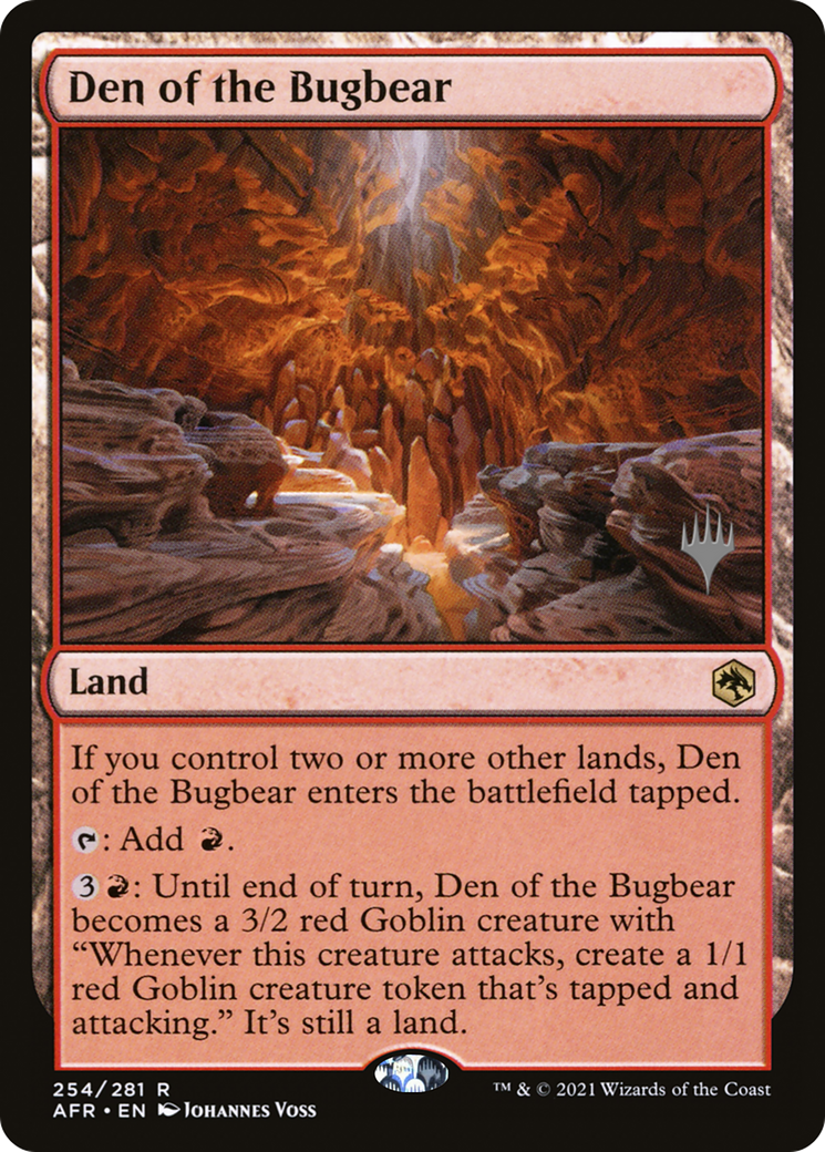 Den of the Bugbear (PPAFR-254) - Adventures in the Forgotten Realms Promos