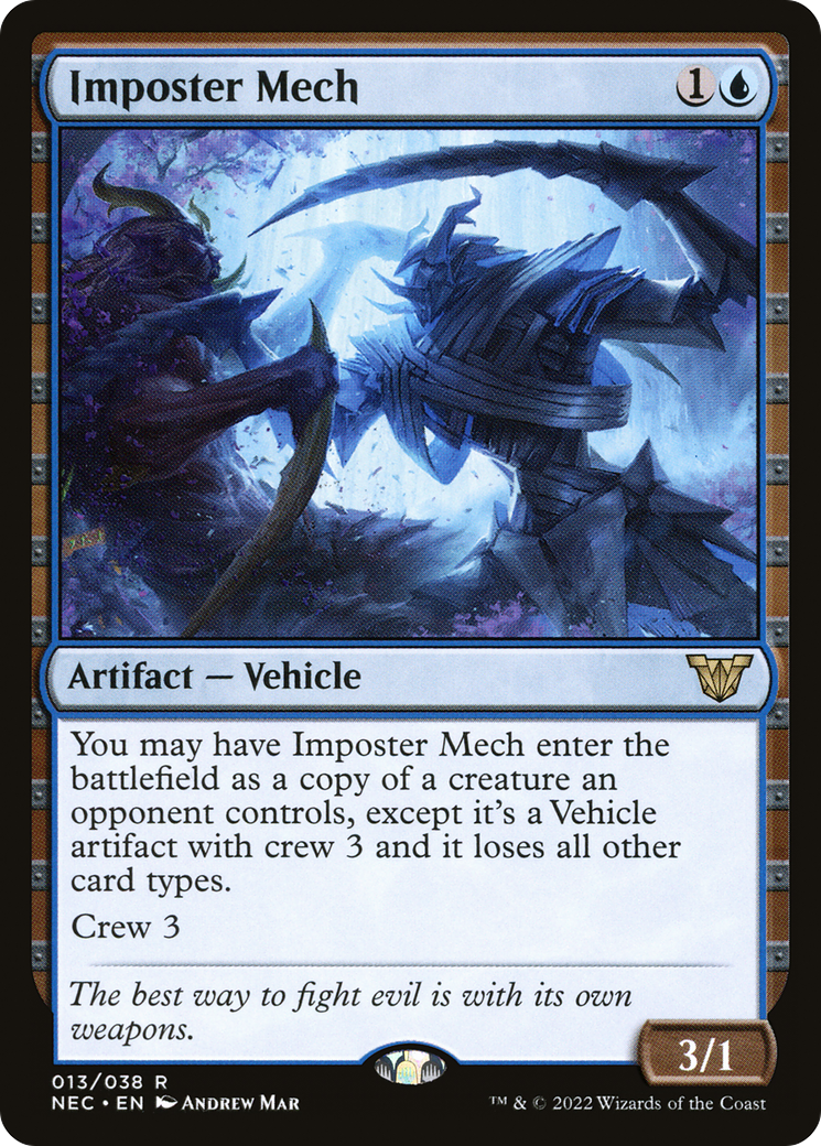 Imposter Mech (NEC-013) - Neon Dynasty Commander