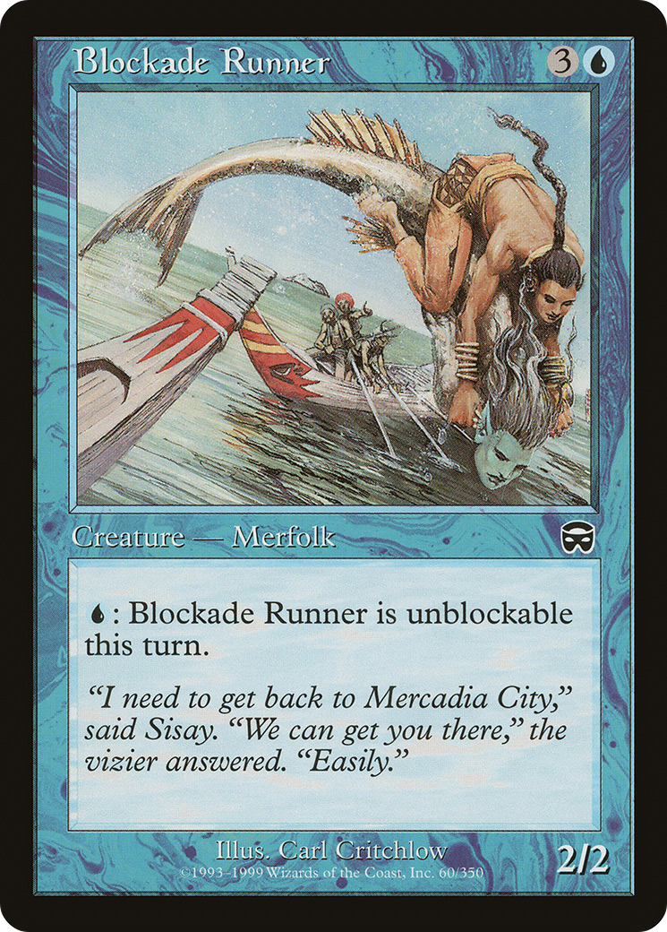 Blockade Runner (MMQ-060) - Mercadian Masques