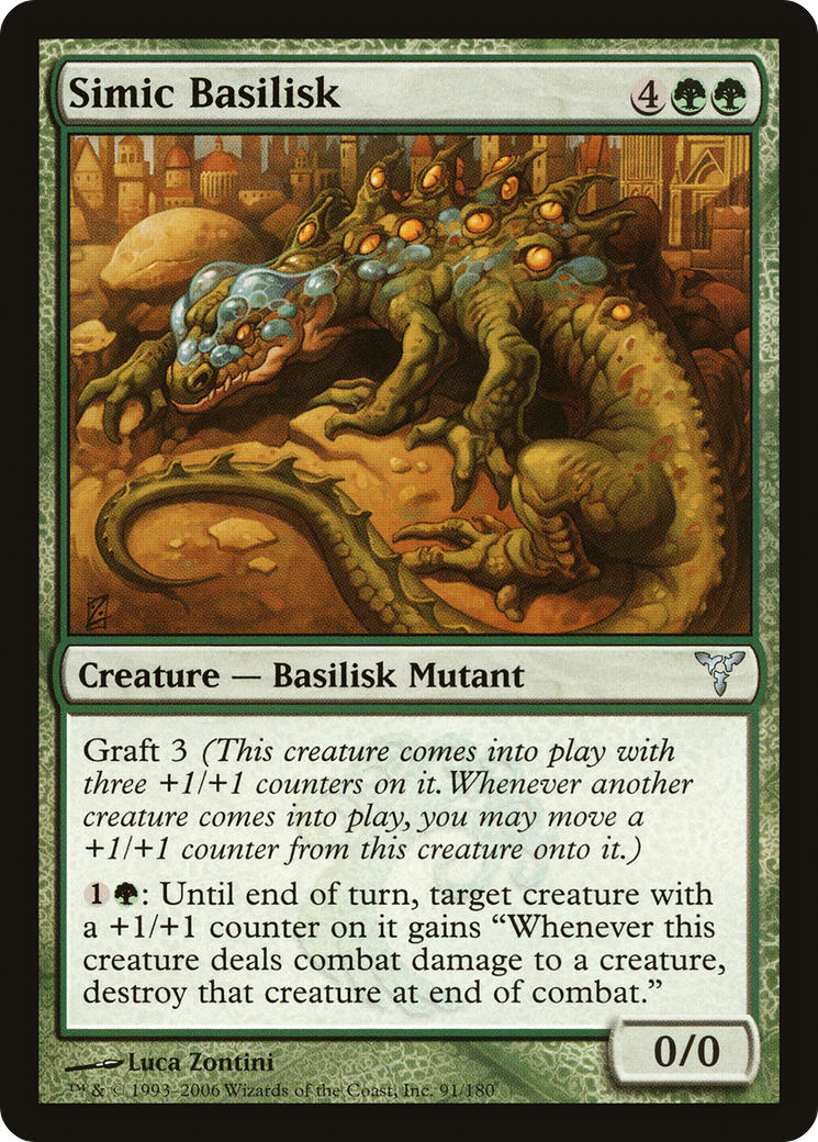 Simic Basilisk (DIS-) - Dissension Foil