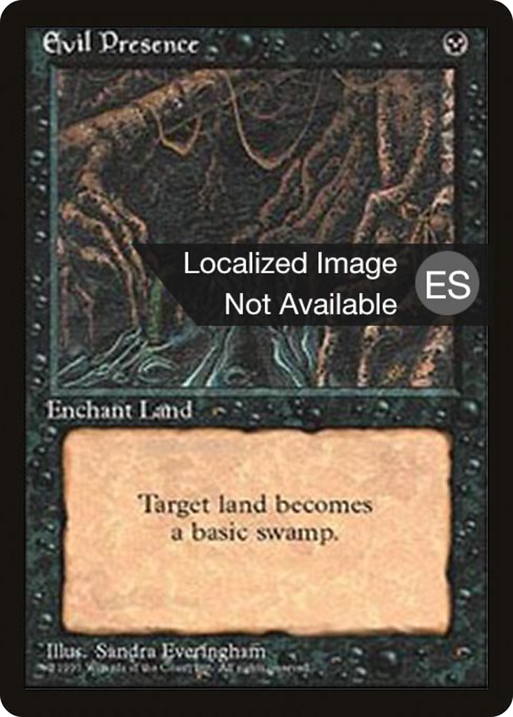 Evil Presence (4BB-) - Fourth Edition Foreign Black Border