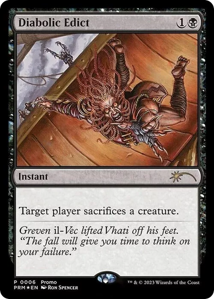 Diabolic Edict (Graphic Novel Insert) (MEDIA-006) - Media and Collaboration Promos Foil