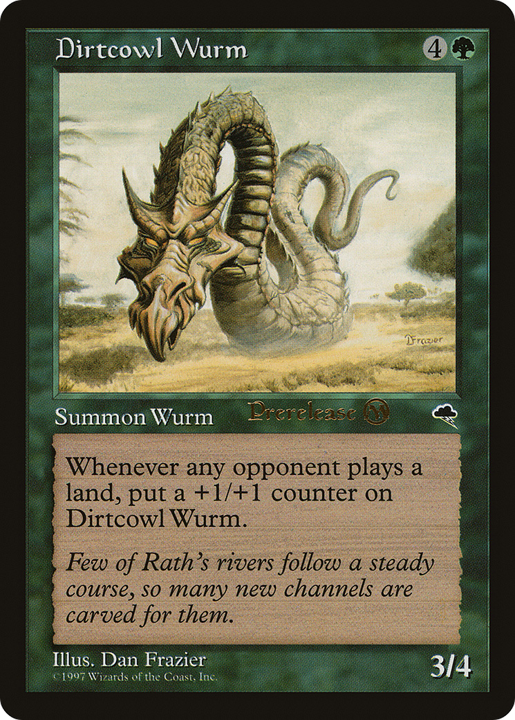 Dirtcowl Wurm (PRE-001) - Tempest Promos
