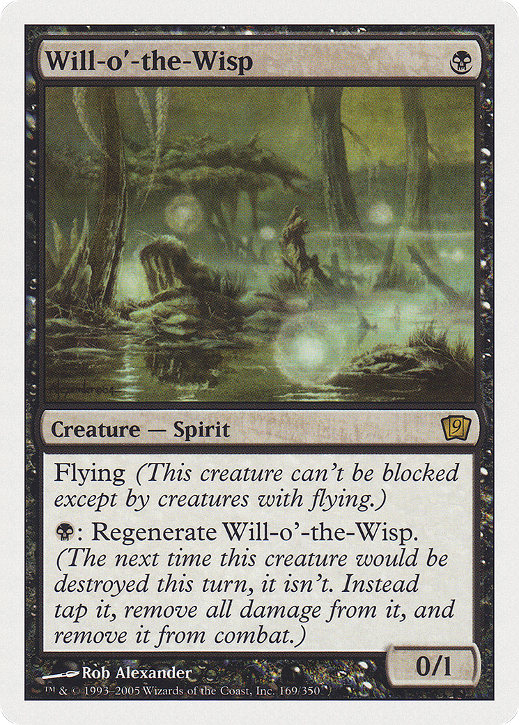 Will-o'-the-Wisp (9ED-169) - 9th Edition Foil