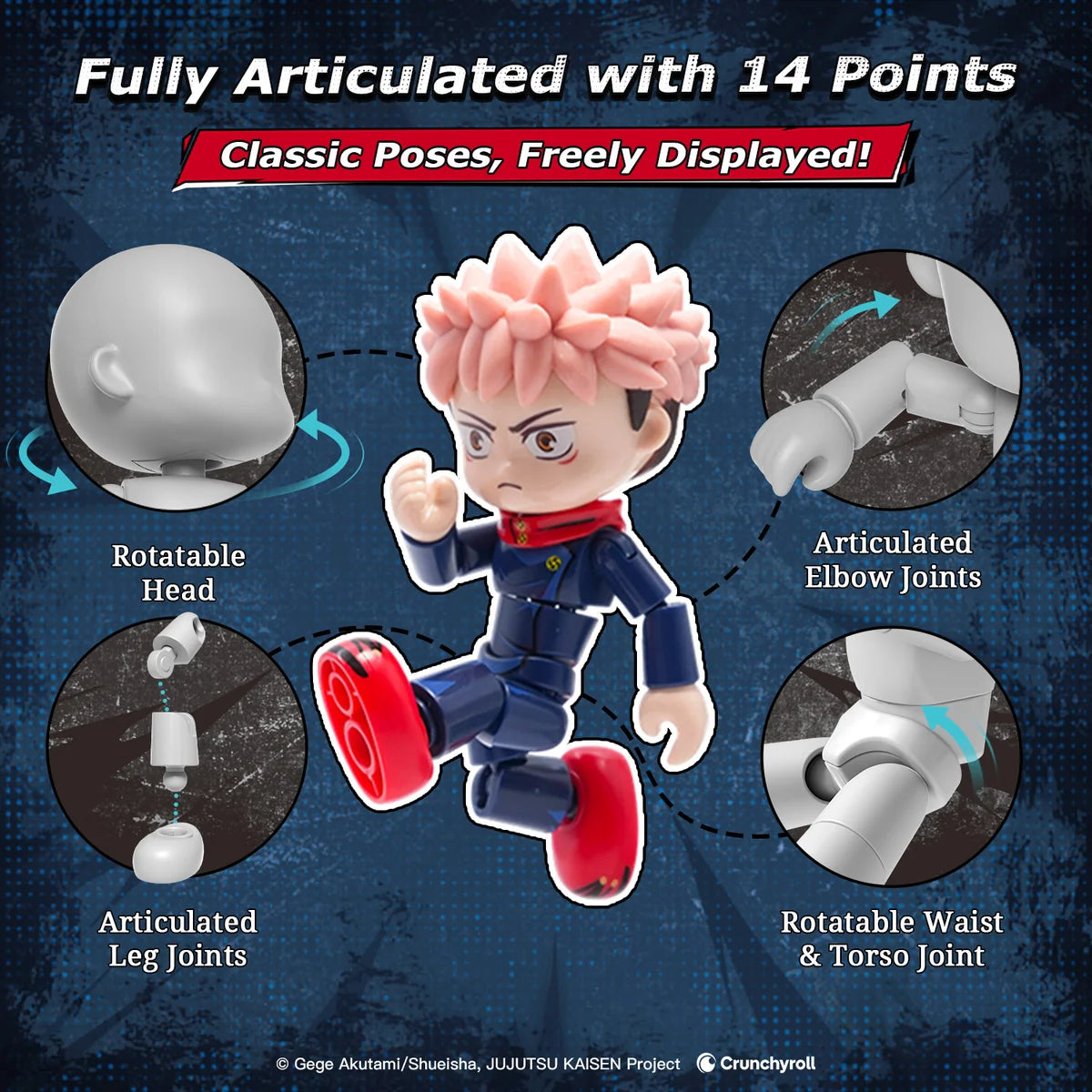 Jujutsu Kaisen - Flexi Figs Total Assault Serie Vol. 1 Figure Blind Box