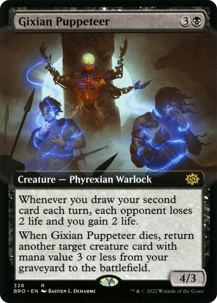 Gixian Puppeteer (Extended Art) (BRO-328) - The Brothers' War: (Extended Art) Foil