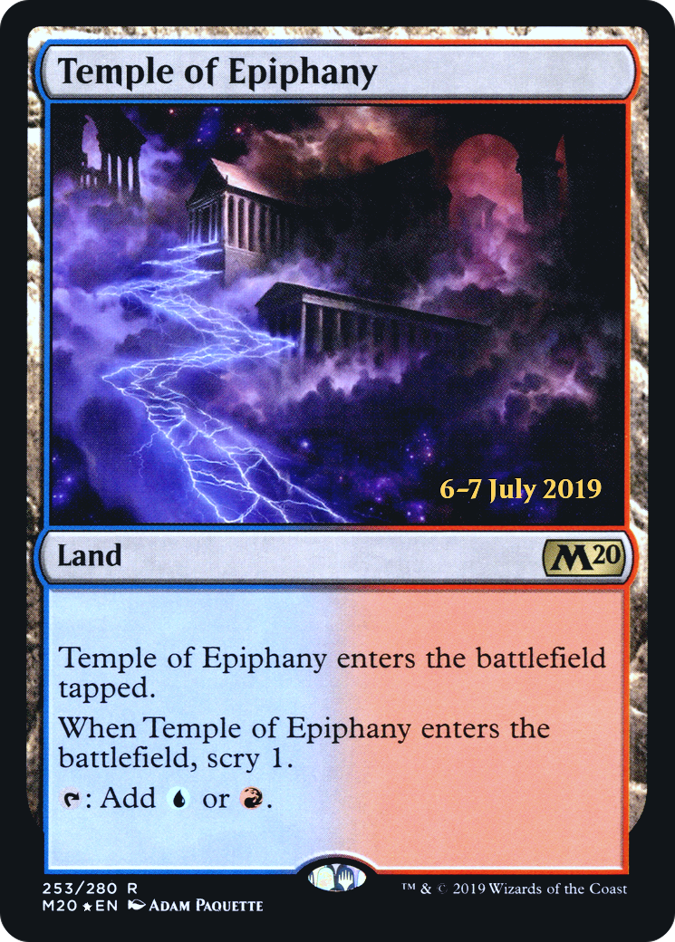 Temple of Epiphany (M20) (PRE-253) - Core Set 2020 Promos Foil