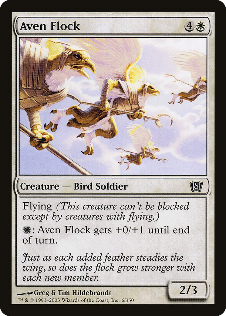 Aven Flock (8ED-006) - 8th Edition Foil