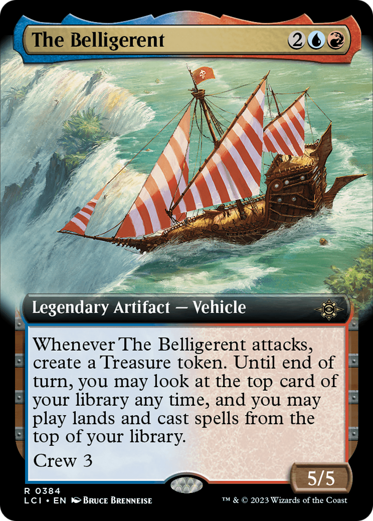 The Belligerent (Extended Art) (LCI-384) - The Lost Caverns of Ixalan: (Extended Art)
