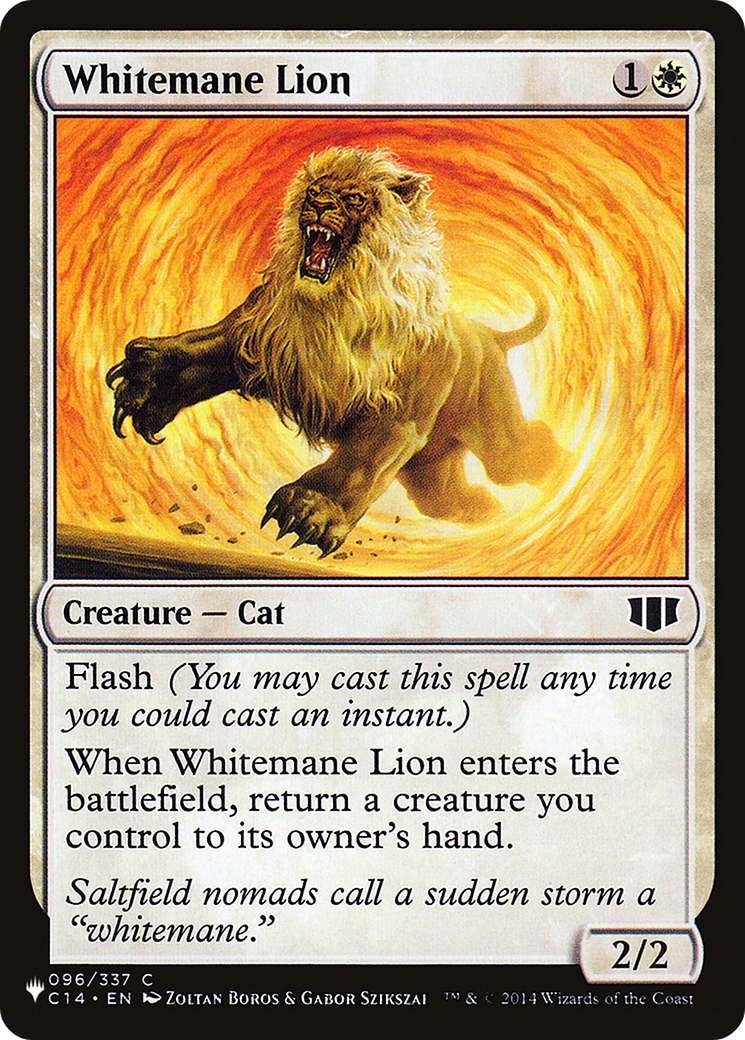Whitemane Lion (C14) (LIST-C14-96) - The List