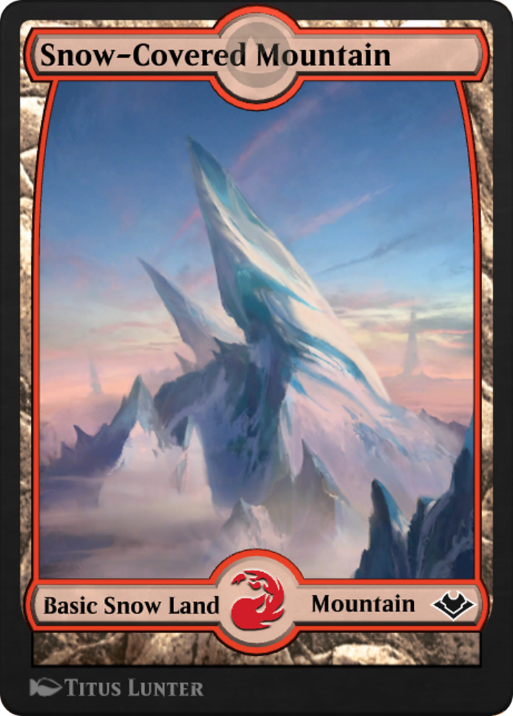 Snow-Covered Mountain (PANA-260) - MTG Arena Promos: (Full Art)