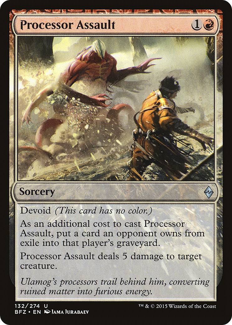 Processor Assault (BFZ-132) - Battle for Zendikar: (devoid) Foil