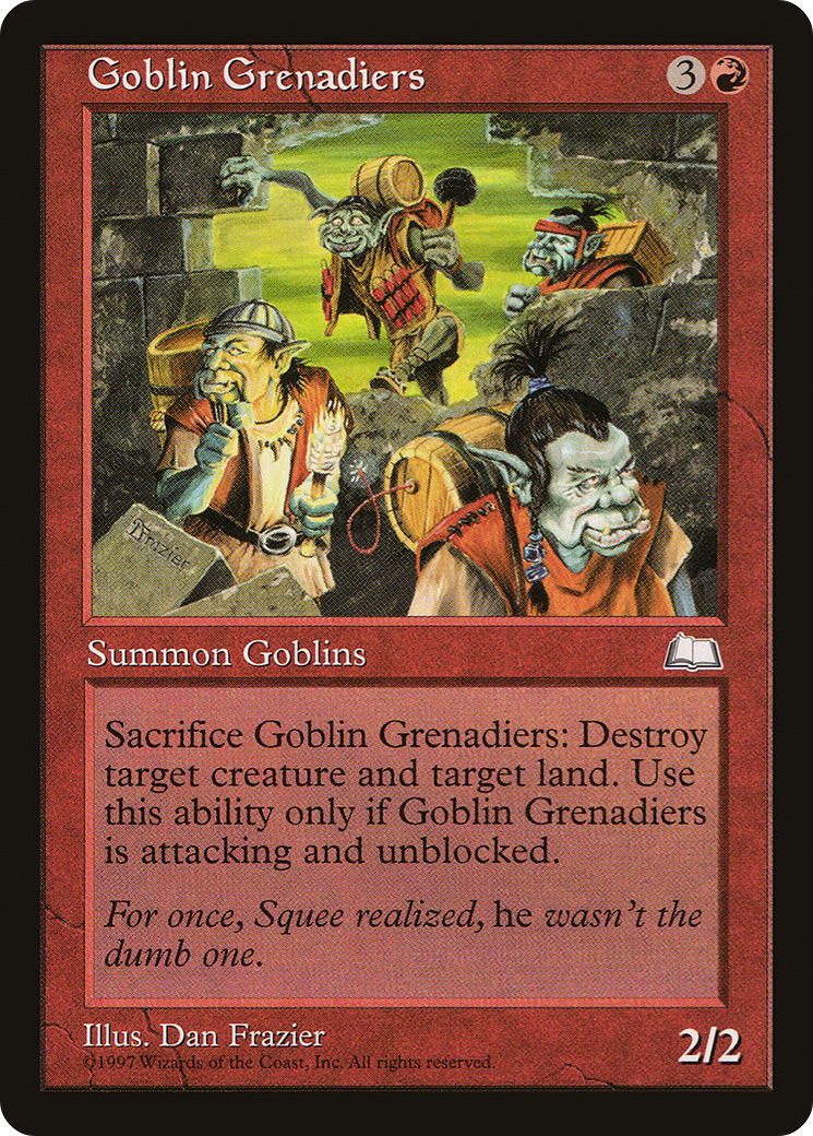 Goblin Grenadiers (WTH-) - Weatherlight