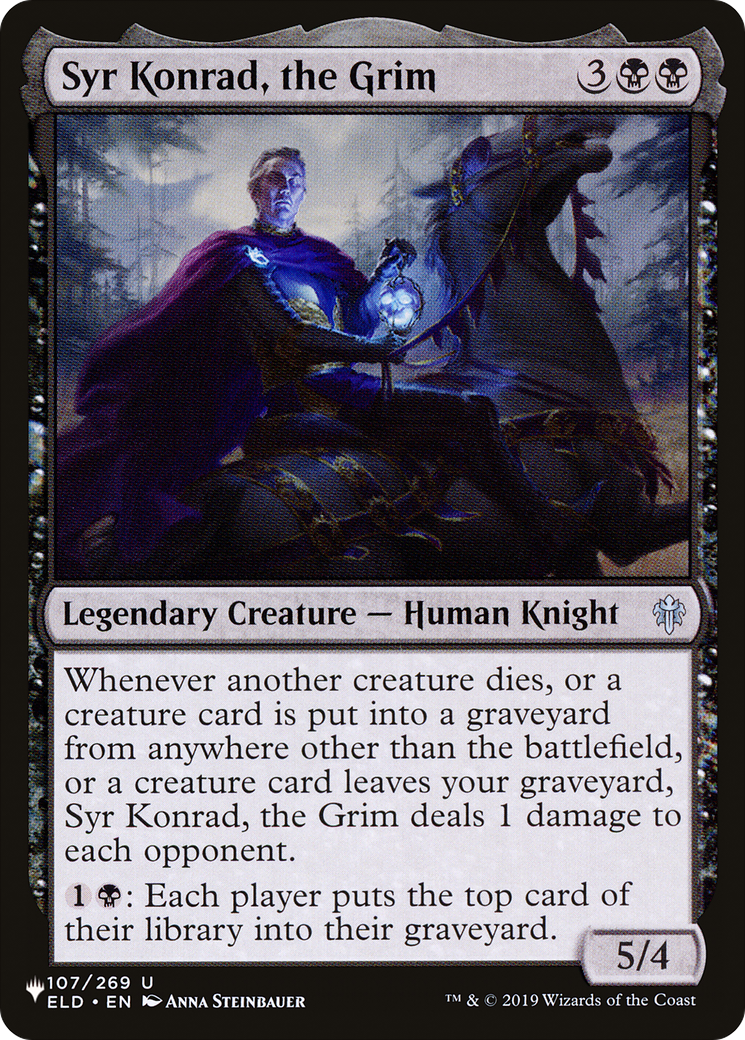 Syr Konrad, the Grim (LIST-107/269) - The List