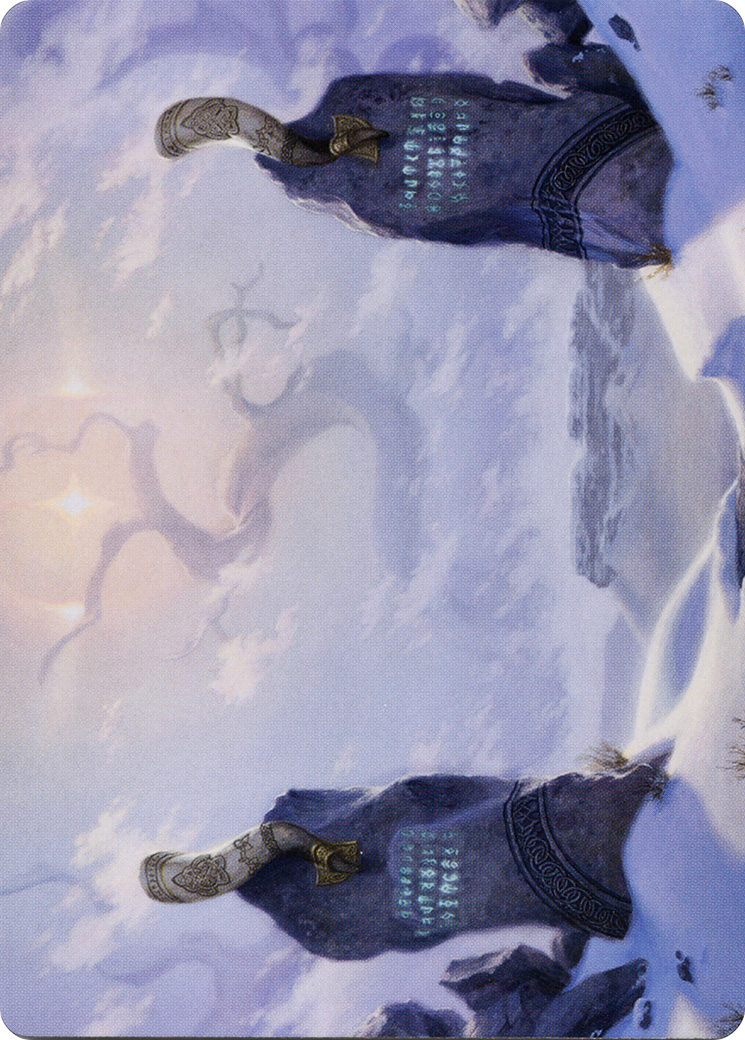 Snow-Covered Plains // Snow-Covered Plains (ASKHM-074) - Art Series: Kaldheim (Borderless)
