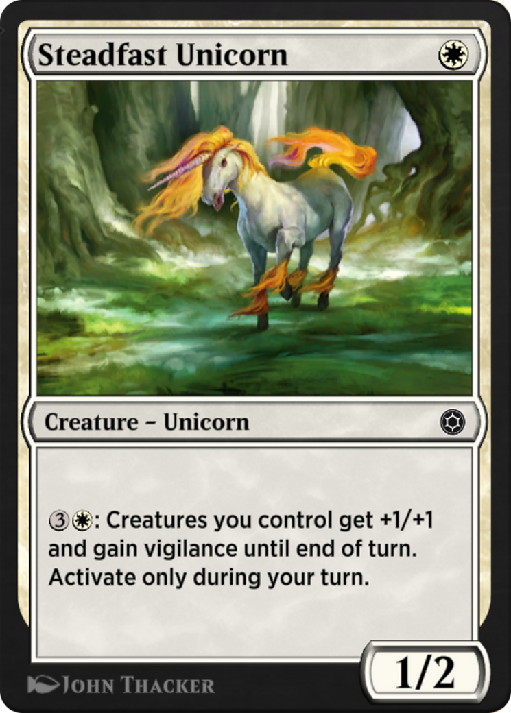 Steadfast Unicorn (HBG-104) - Alchemy Horizons: Baldur's Gate