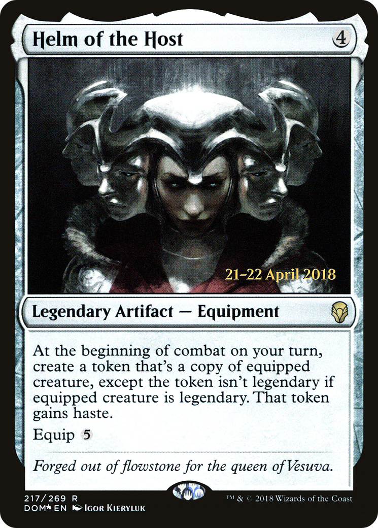 Helm of the Host (PRE-217) - Dominaria Promos Foil